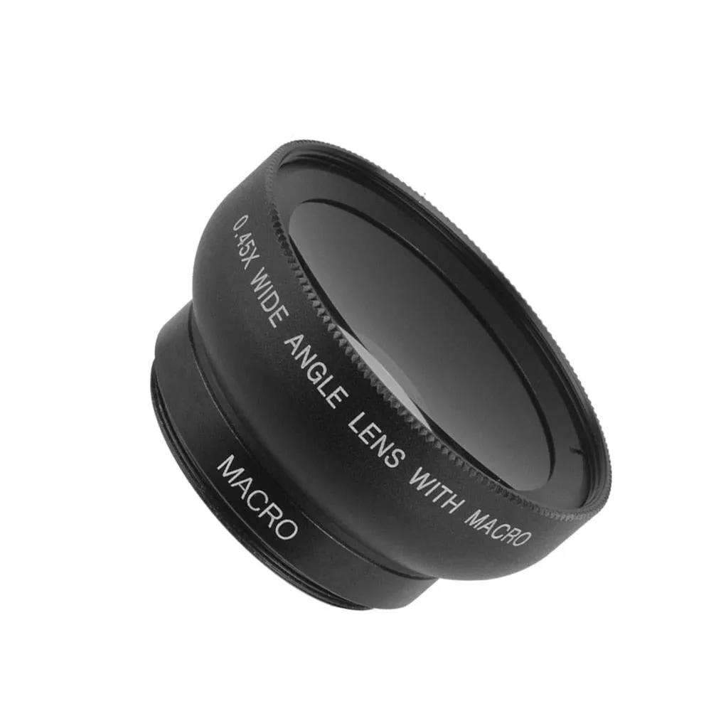 0.45X Wide Angle 12.5X Macro Lens Professional HD Phone Camera Lens 2in1