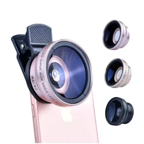 0.45X Wide Angle 12.5X Macro Lens Professional HD Phone Camera Lens 2in1