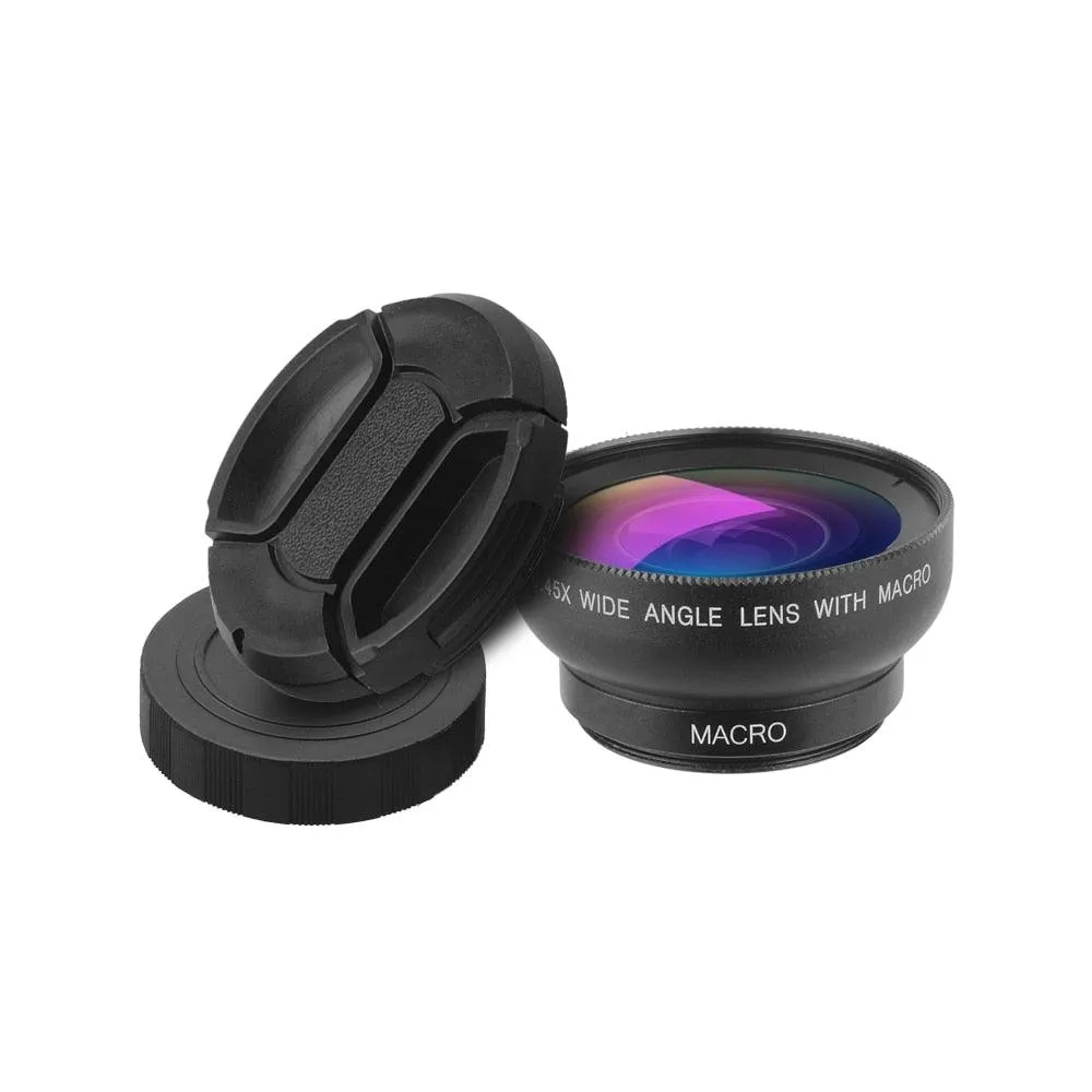 0.45X Wide Angle 12.5X Macro Lens Professional HD Phone Camera Lens 2in1