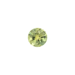 1.00ct Round Cut Green Yellow Montana Sapphire SR322