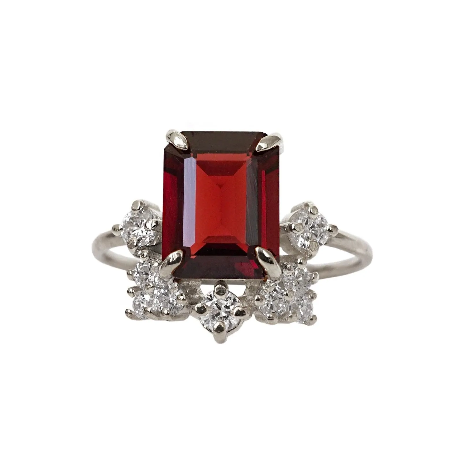 10K Bordeaux Garnet Ring