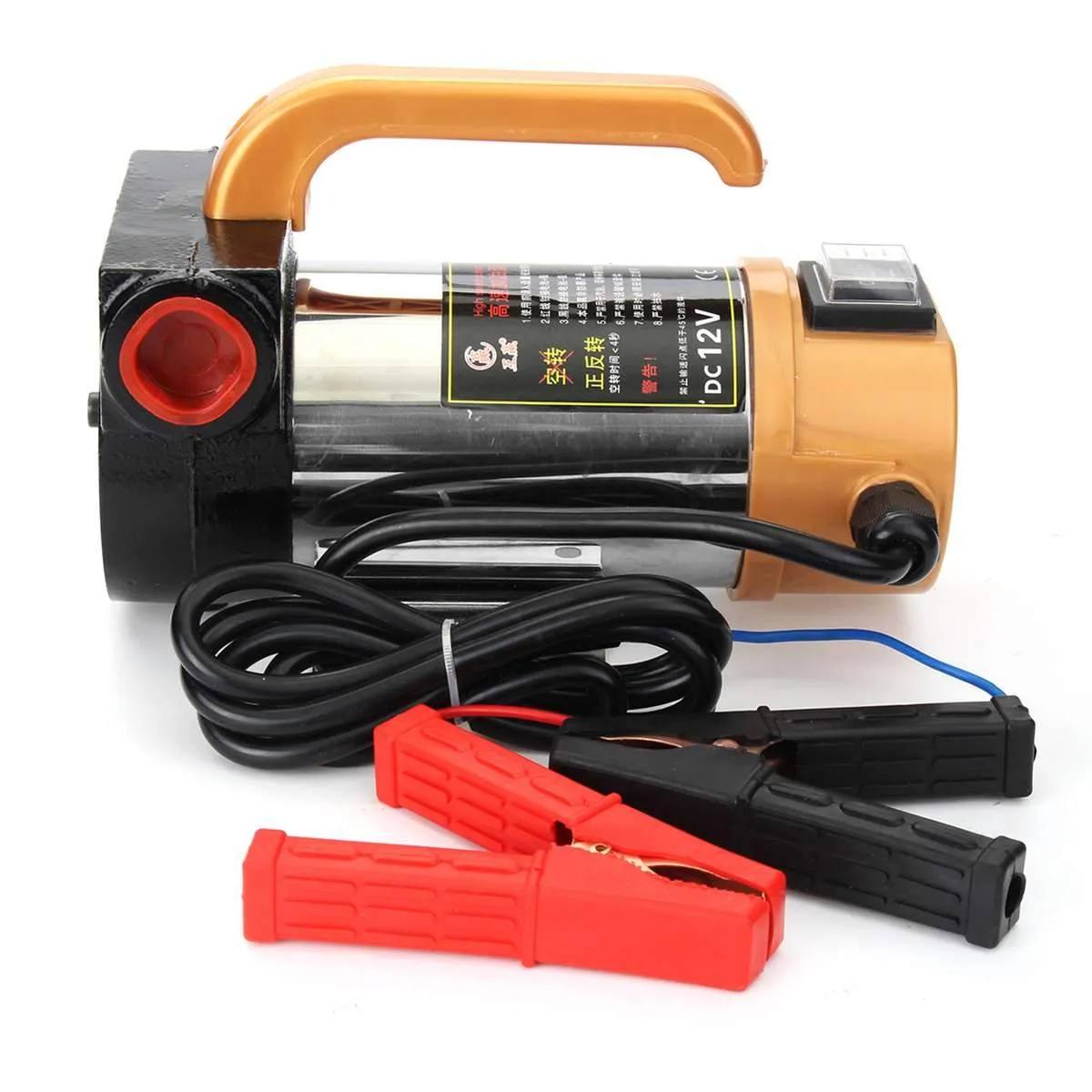 12V 260W Car Engine Portable for Diesel Fuel Oil Transfer Pump Self Priming Oil Pump 50L/Min