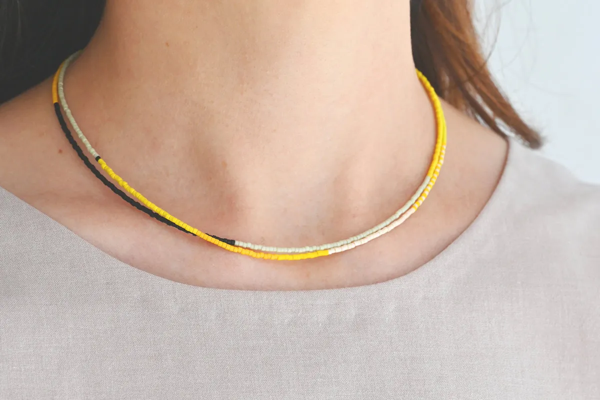 A Yellow Sun Necklace