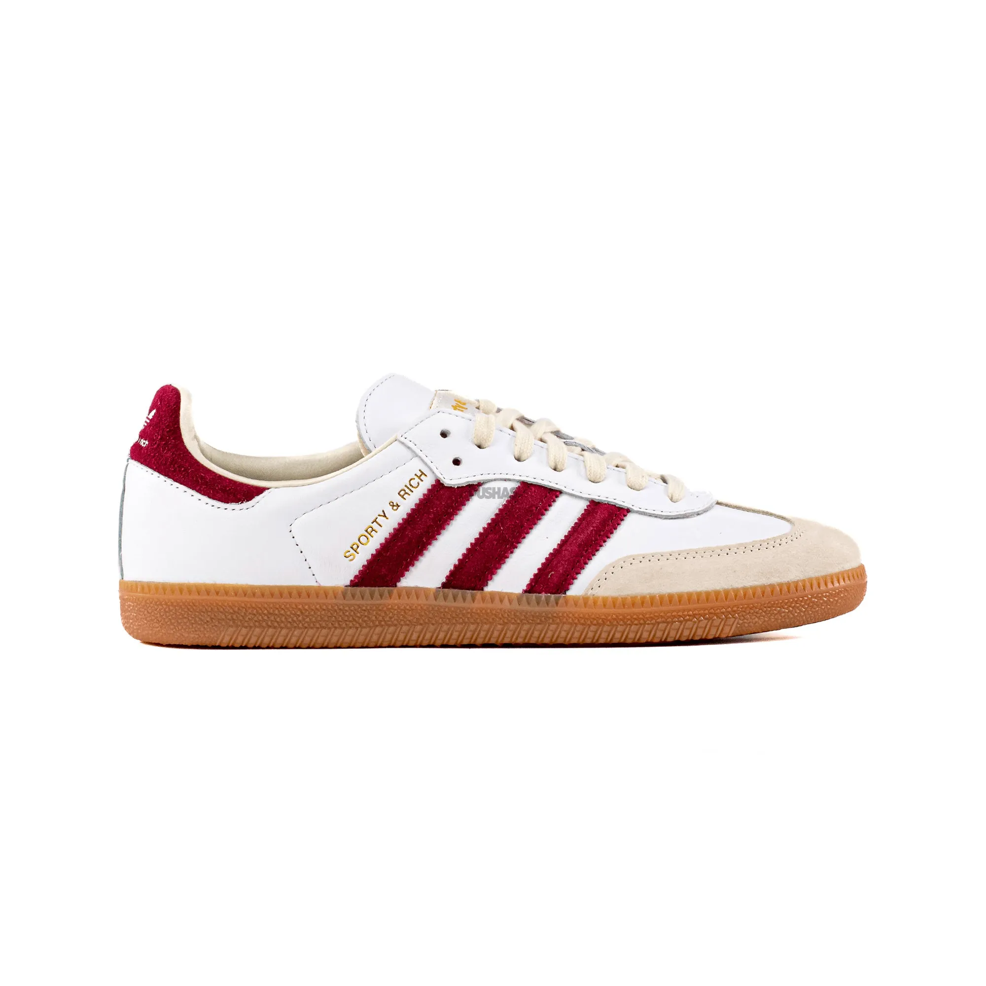 Adidas Samba 'Sporty & Rich White Collegiate Burgundy' (2023)