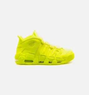 Air More Uptempo Volt Mens Lifestyle Shoes - Yellow