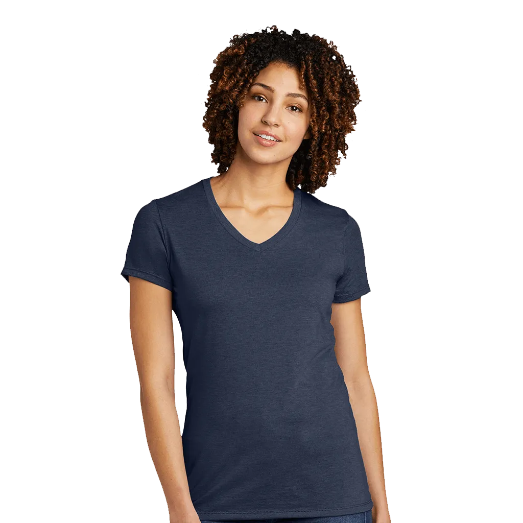 Allmade Women's Tri-Blend V-Neck T-Shirt