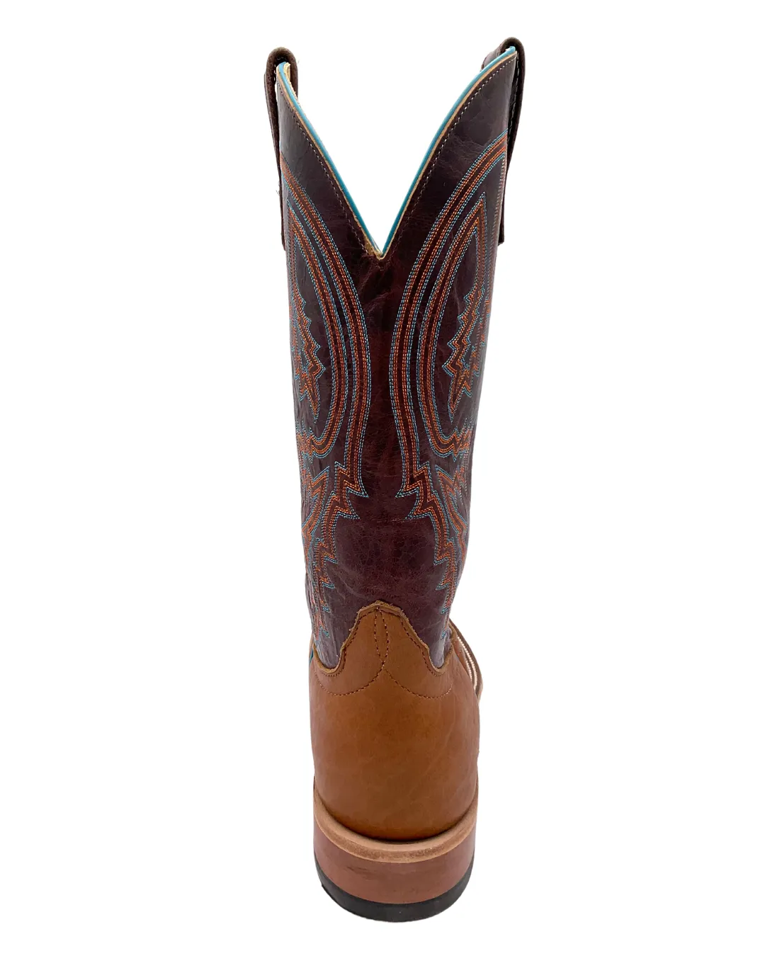 'Anderson Bean' Men's 13" Western Square Toe - Tobacco Yeti / Brass Explosion