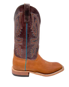 'Anderson Bean' Men's 13" Western Square Toe - Tobacco Yeti / Brass Explosion