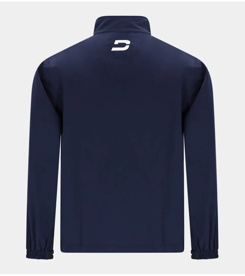 AQUA SHIELD 1/4 ZIP RAIN JACKET - NAVY