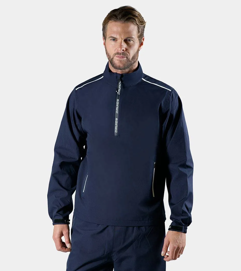 AQUA SHIELD 1/4 ZIP RAIN JACKET - NAVY