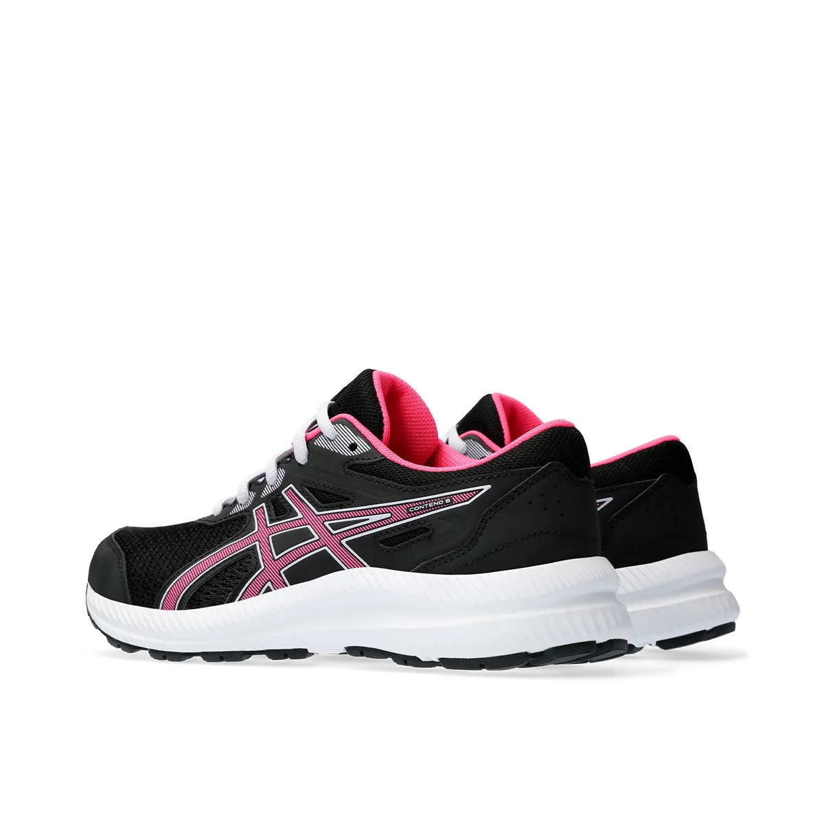 Asics Contend 8 GS Kids Black Hot Pink   