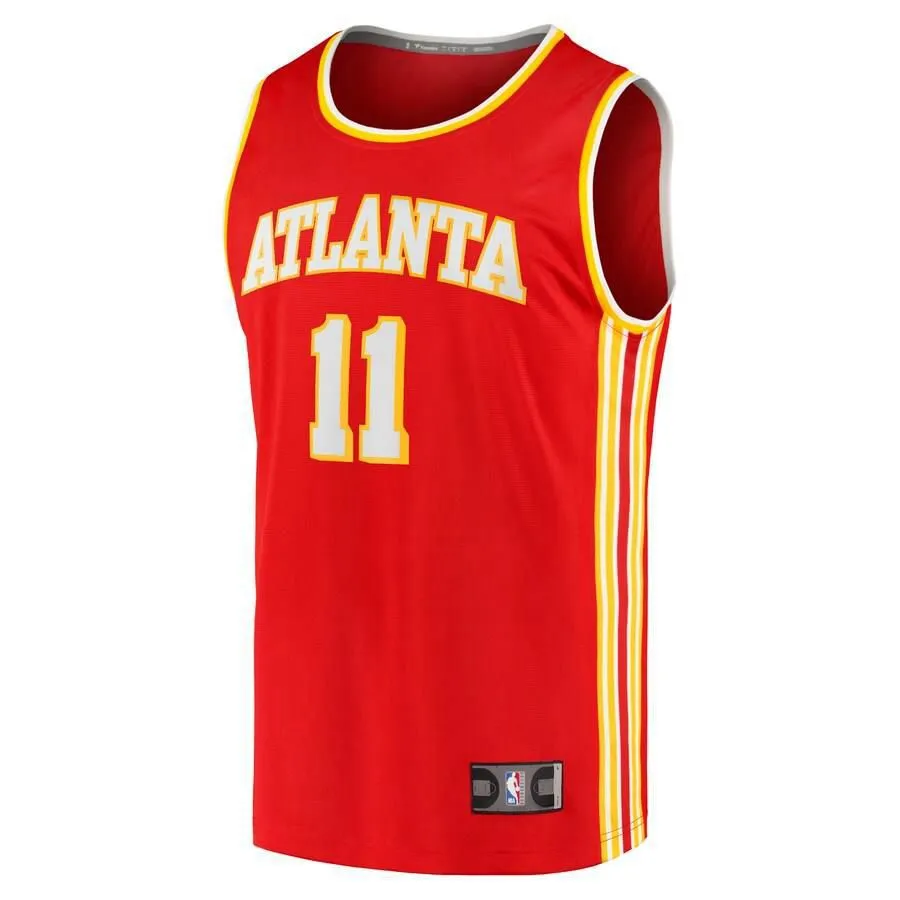 Atlanta Hawks Trae Young Fanatics Branded 2020-21 Fastbreak Jersey Kids - Red | Ireland P4920W6