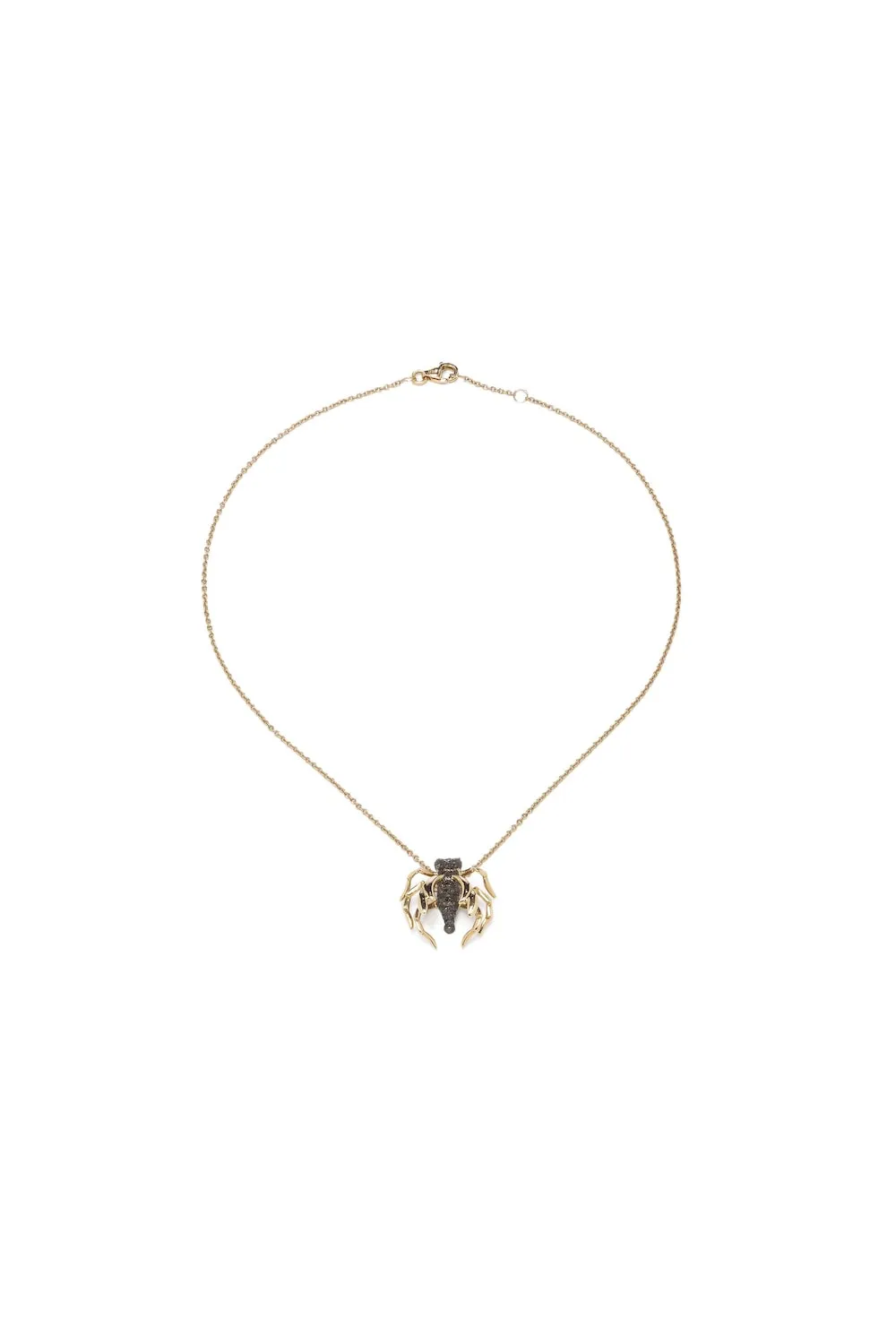 Avispa 18K Gold Necklace w. Diamond