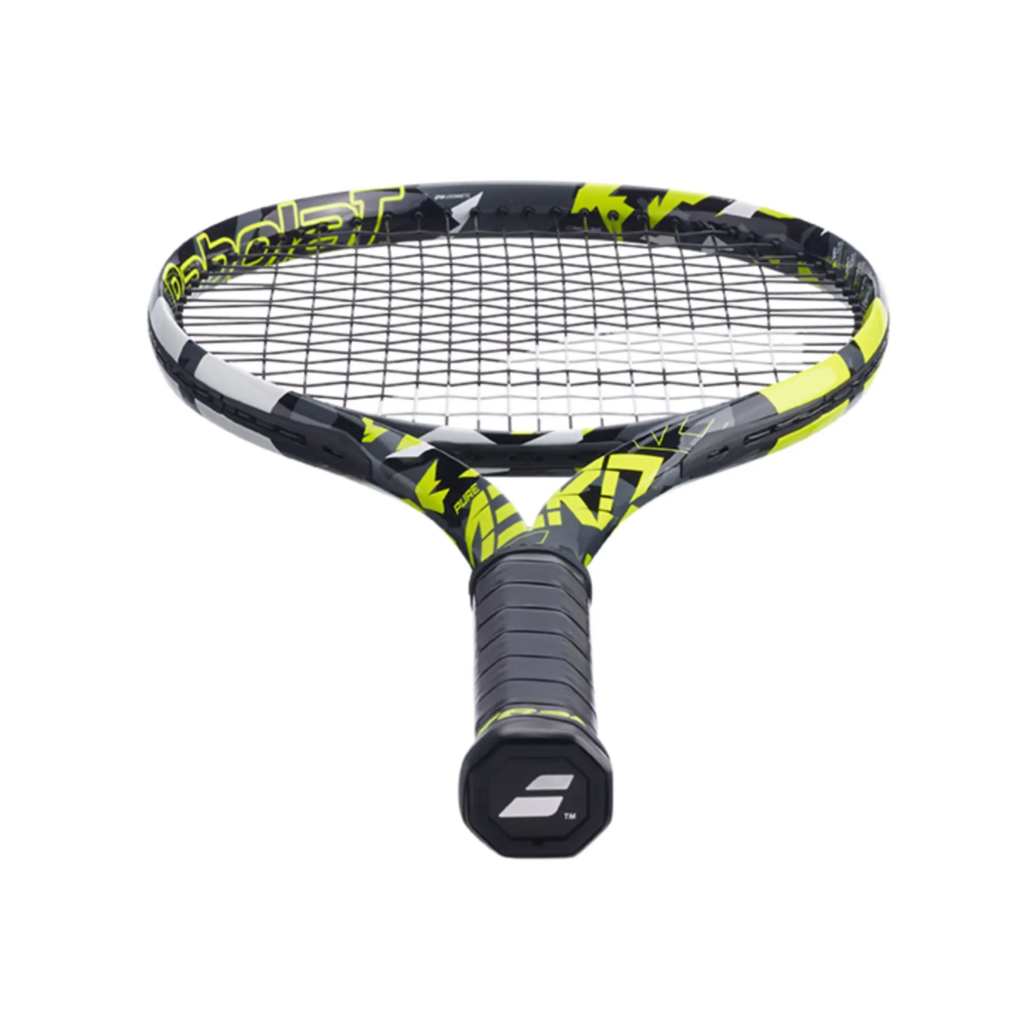 Babolat Pure Aero Unstrung Tennis Racquet [Grey/Yellow/White]