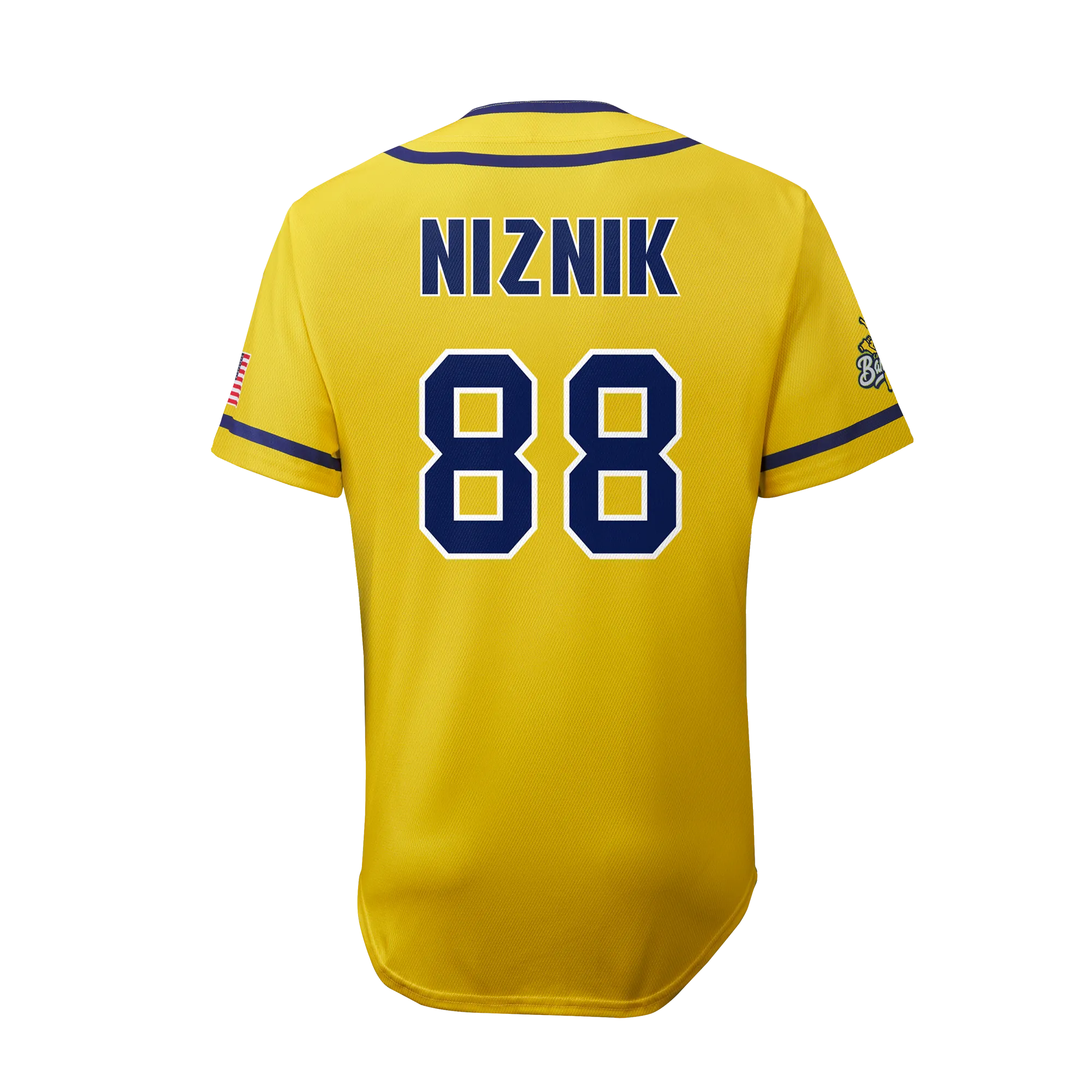 Bananas Noah Niznik #88 EvoShield Jersey - Yellow