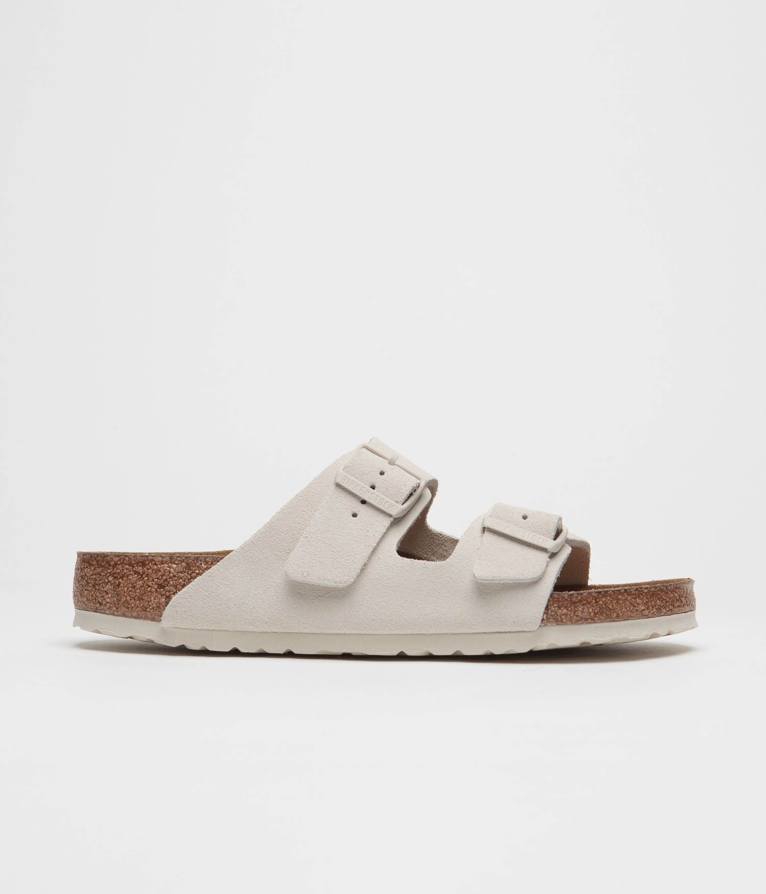 Birkenstock Arizona SFB Sandals - Antique White