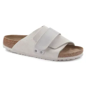 BIRKENSTOCK Women's Kyoto Nubuck/Suede Leather (Antique White - Narrow Fit)