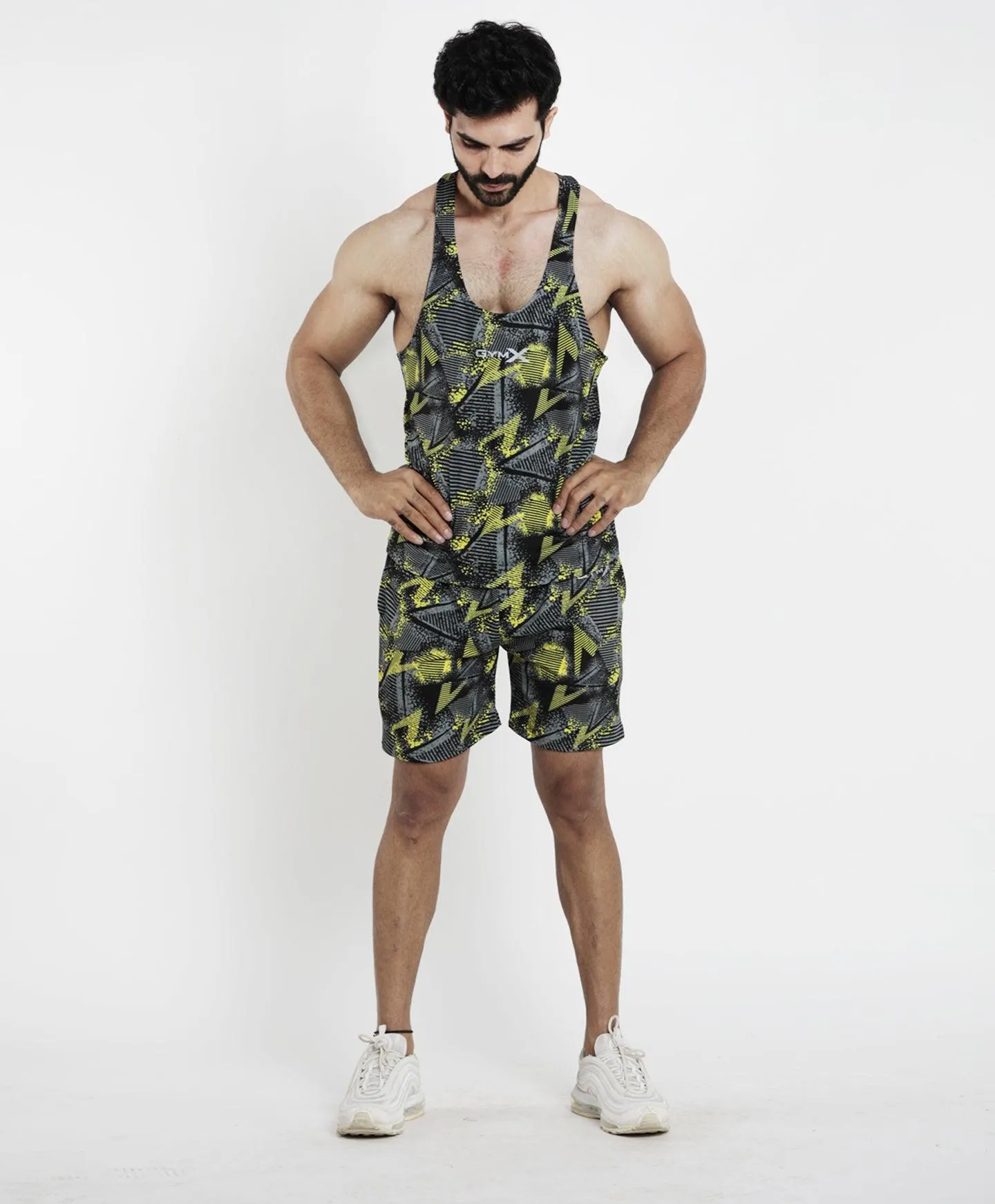 Bolt Yellow Camo Stringer (4 way stretch) - Sale