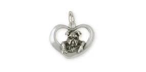 Brussels Griffon Charm Handmade Sterling Silver Dog Jewelry GR29-C