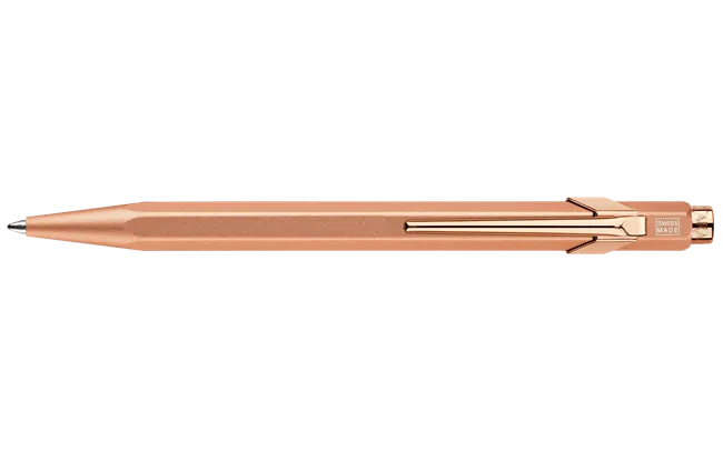 Caran d'Ache Brut Rose 849 Premium Ball Point Pen