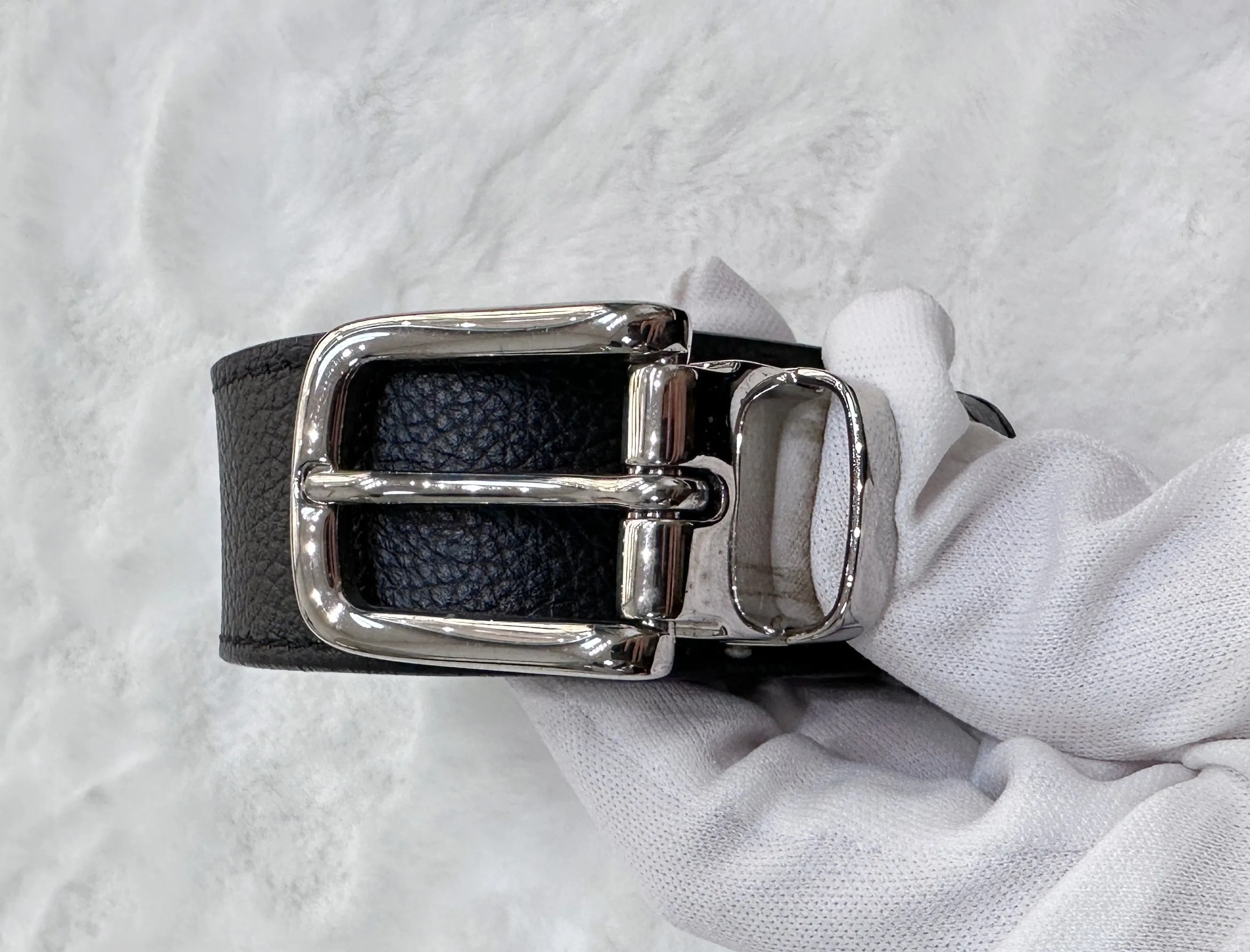 CHANEL Grained Calfskin Quilted Waist Belt Bag Black