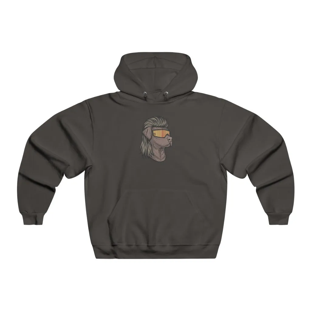 Chocolate Lab Mullet Hoodie