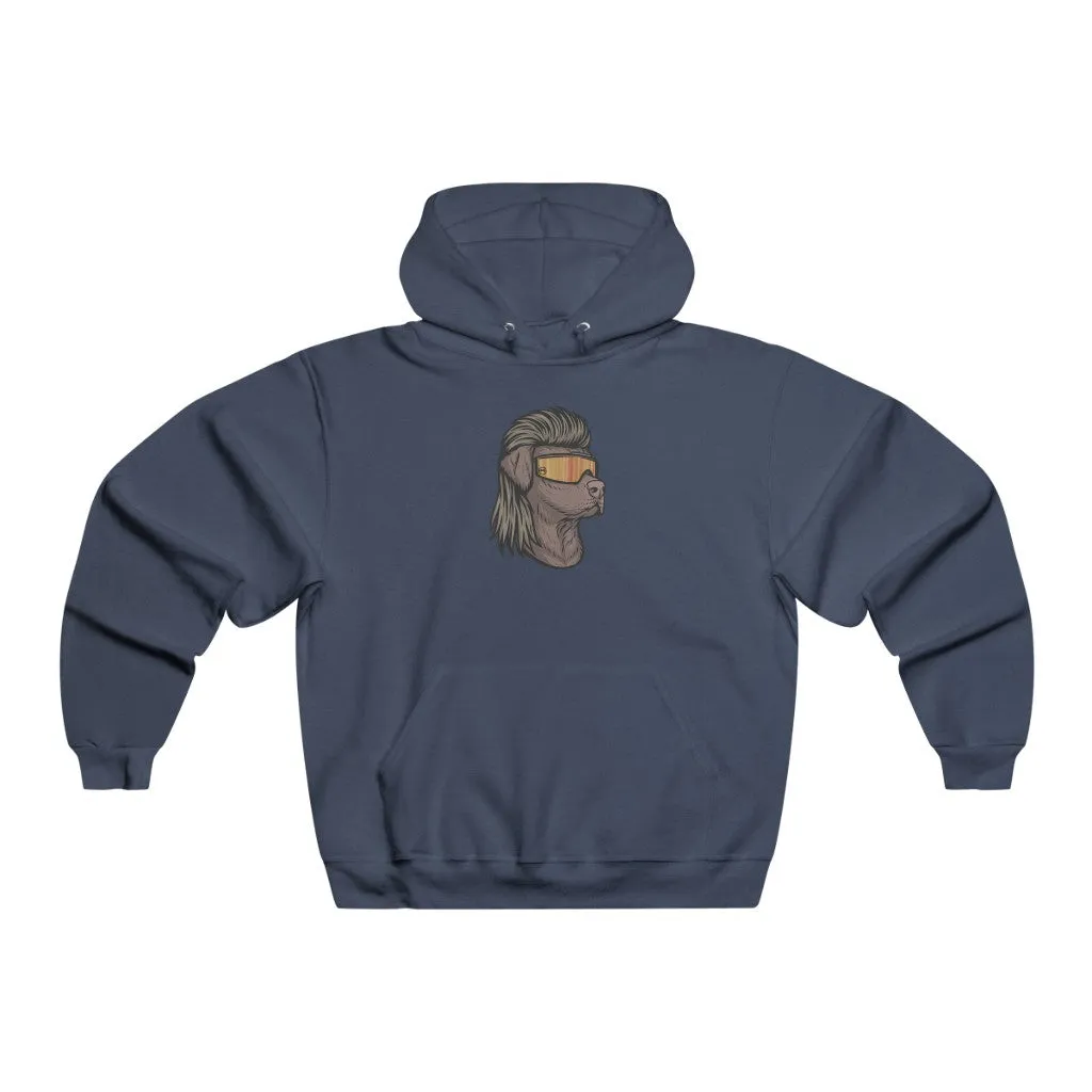 Chocolate Lab Mullet Hoodie