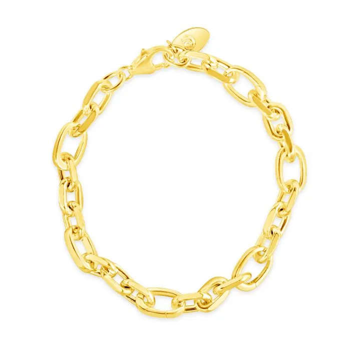 Collectible Travel Treasures? Charm Bracelet - 14k Gold Vermeil