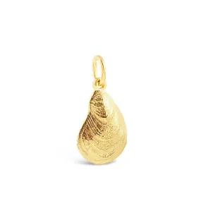 Collectible Travel Treasures? Mussel Shell Charm Gold