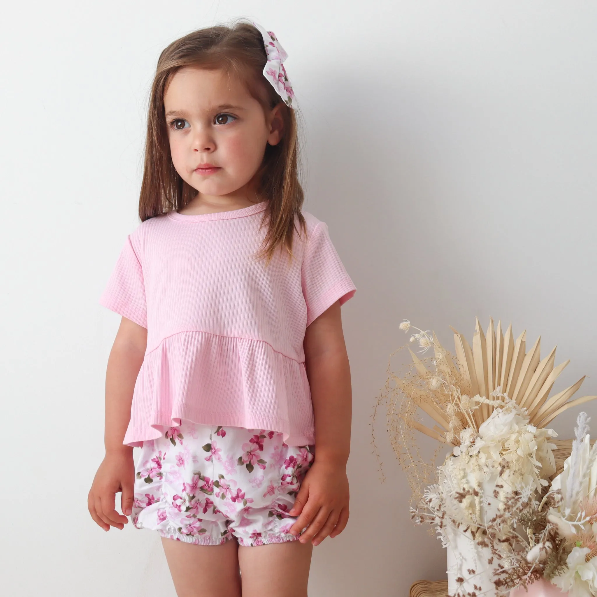 Cozy Ruffle Top - Pink Lemonade