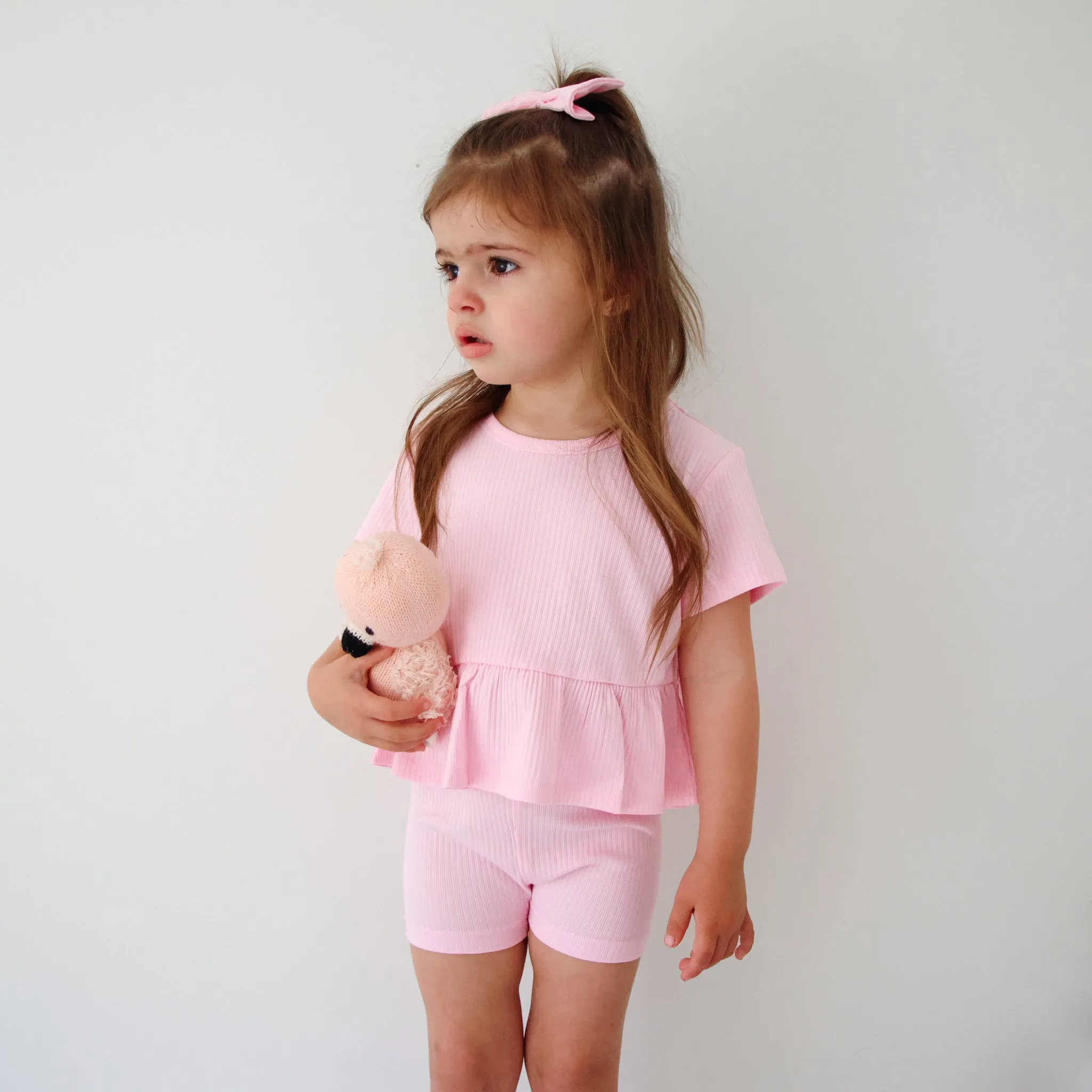 Cozy Ruffle Top - Pink Lemonade