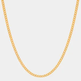 Cuban Link Chain - Gold (3mm)