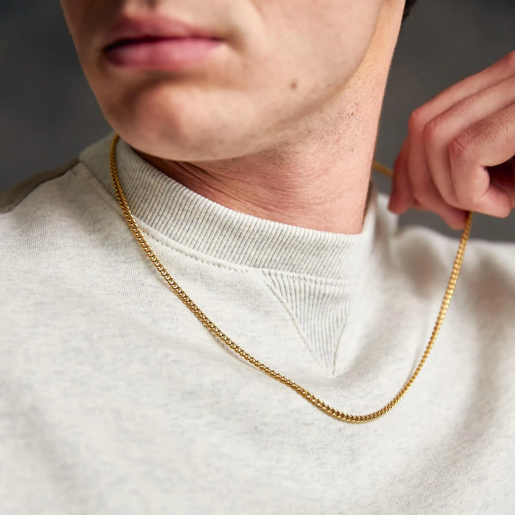 Cuban Link Chain - Gold (3mm)