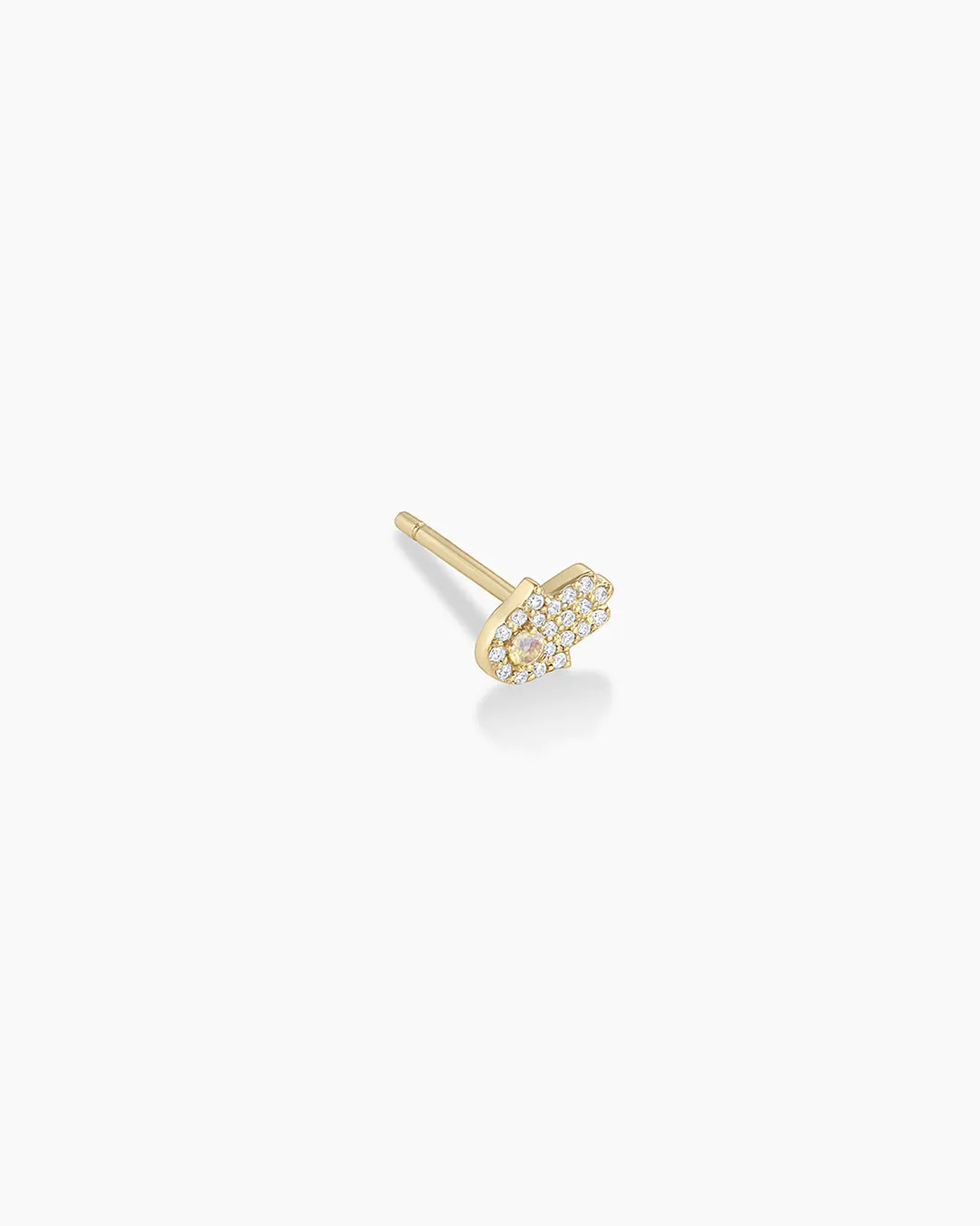 Diamond Hamsa Studs