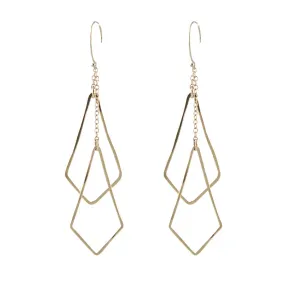 Diamond Shape Chime Earrings