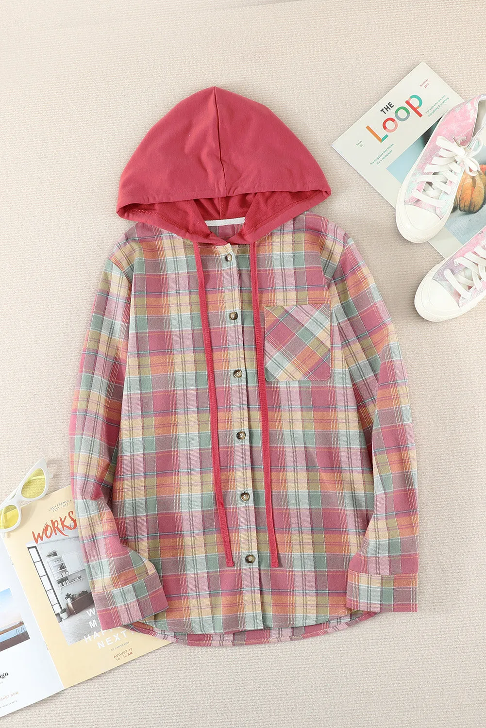 Double Duty Plaid Shirt Hoodie