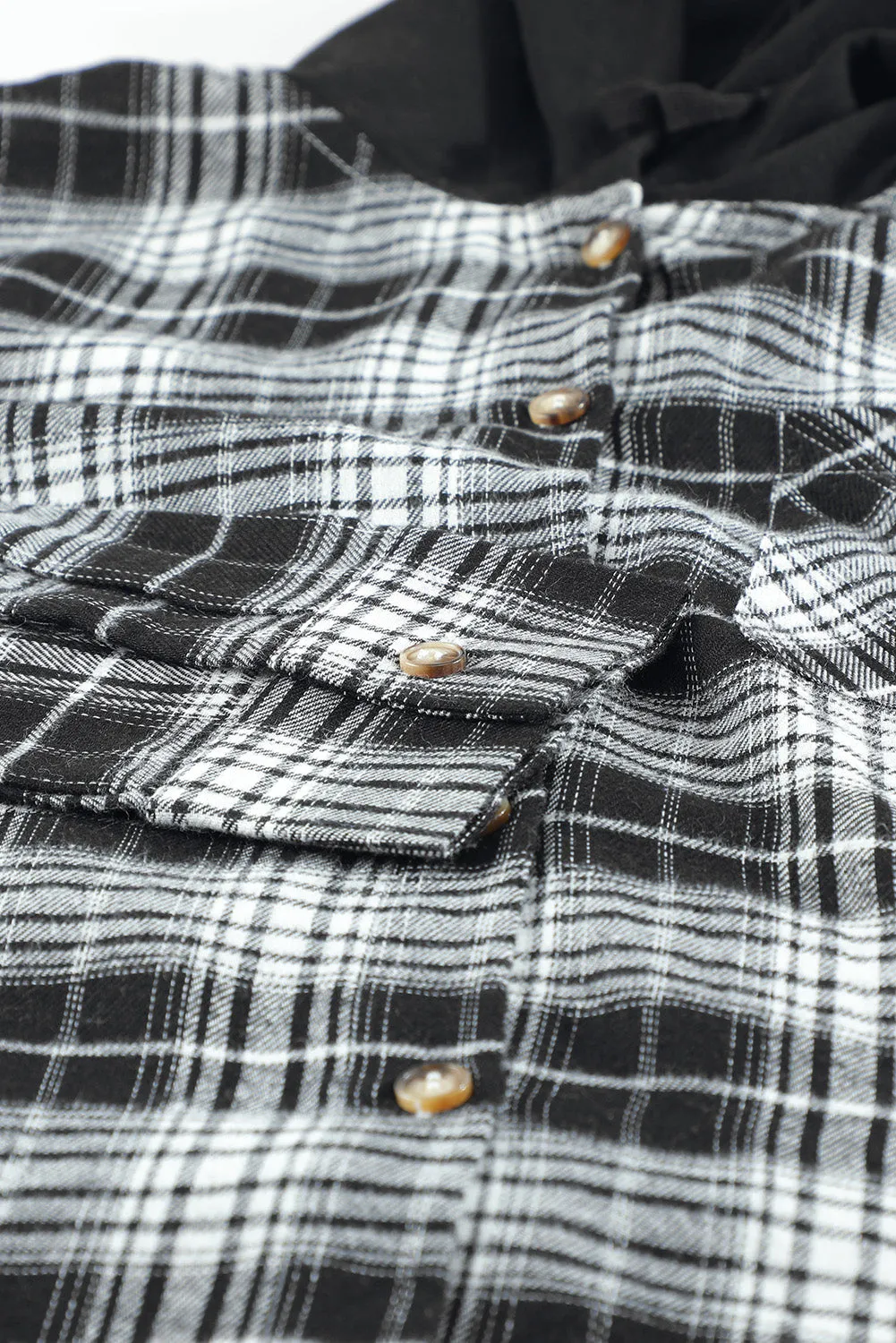 Double Duty Plaid Shirt Hoodie