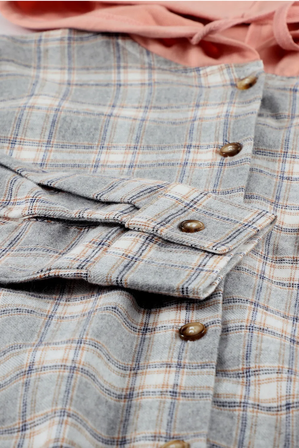 Double Duty Plaid Shirt Hoodie