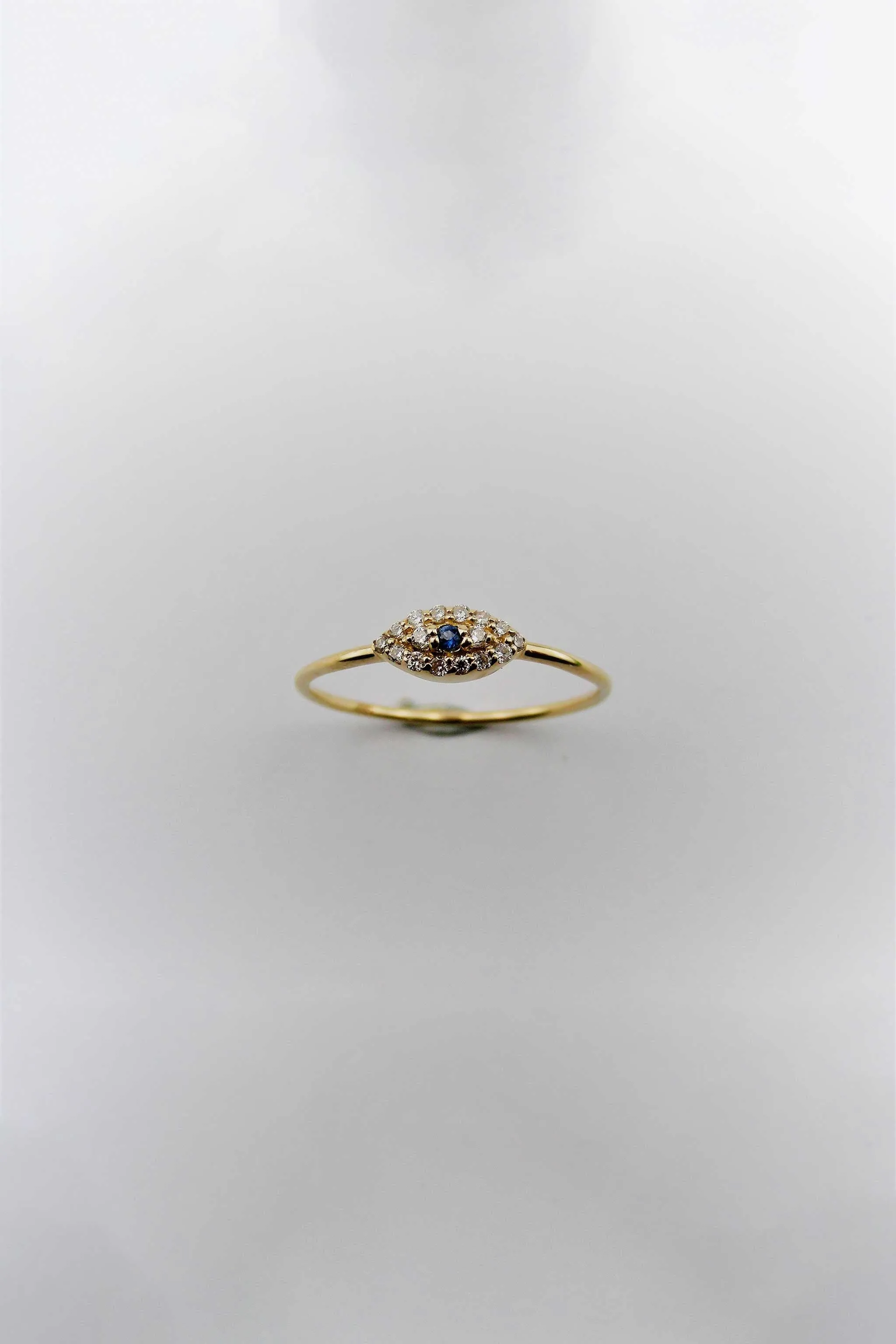 Envy Mini Ring in Sapphire and Diamond