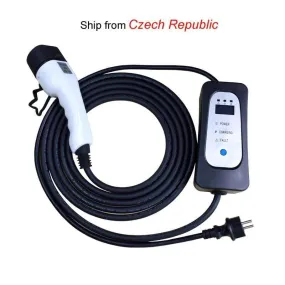 EV charger Type 2 iec62196 Type 1 EVSE EV charging cable 16A  EU Plug for Electric vehicle