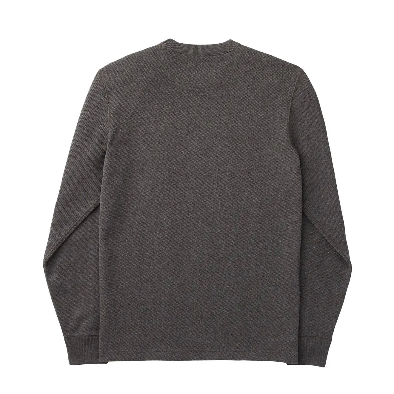 Filson Waffle Knit Thermal Crew Sweat Charcoal