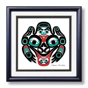 Frog - Hand Signed Giclée - Framed Art Print