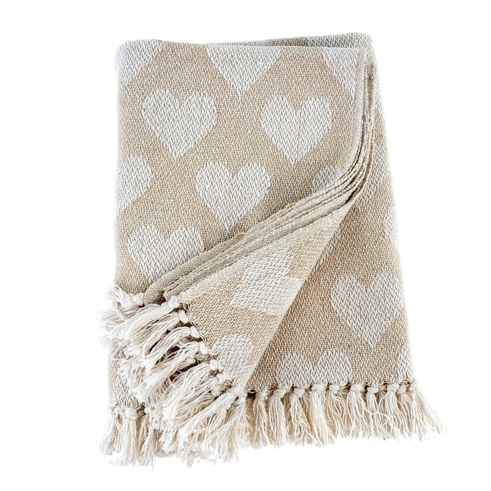 Full Hearts Throw Blanket