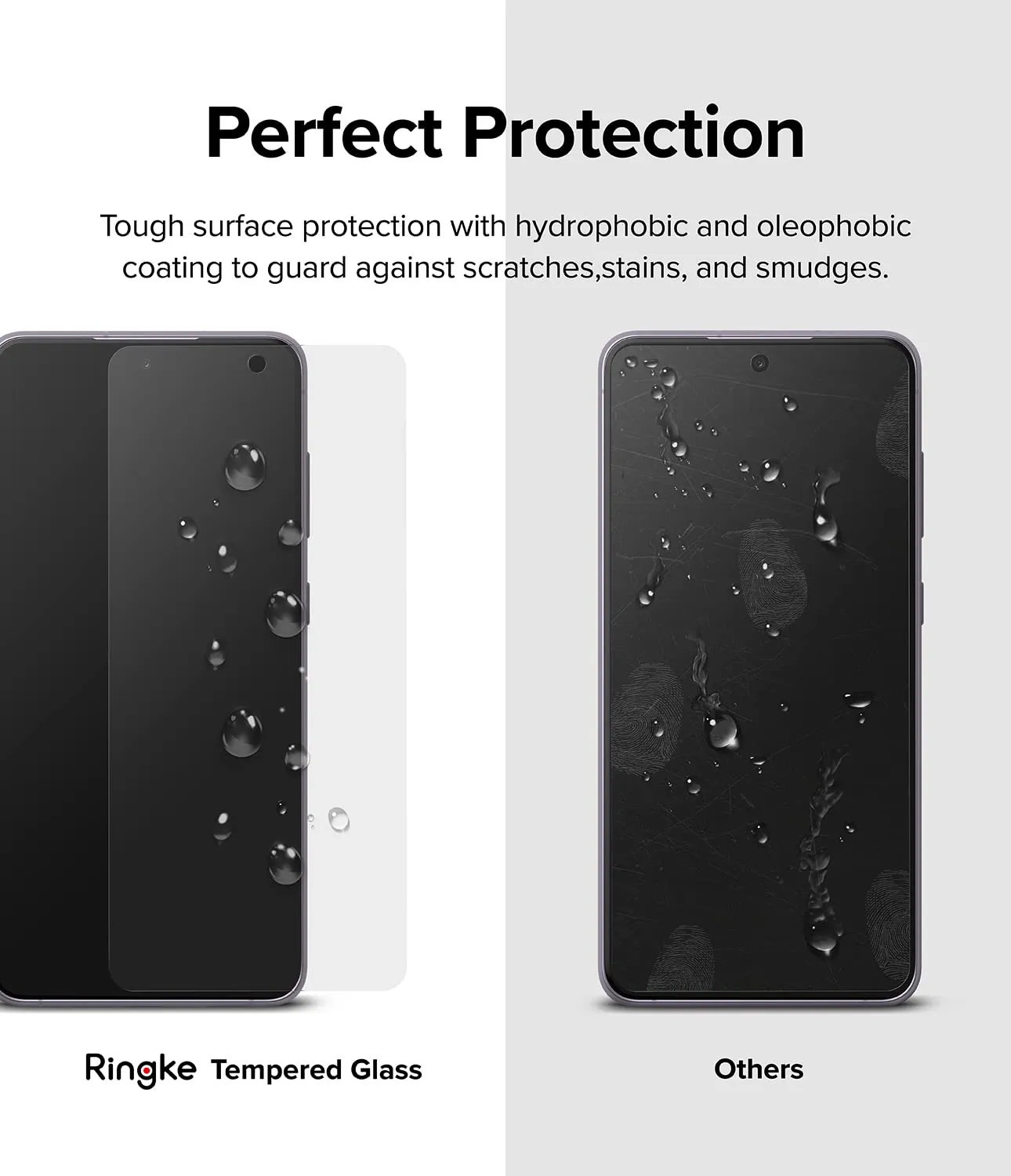 Galaxy S21 FE Tempered Glass Screen Protector Guard | FULL GLASS - 2 Pack