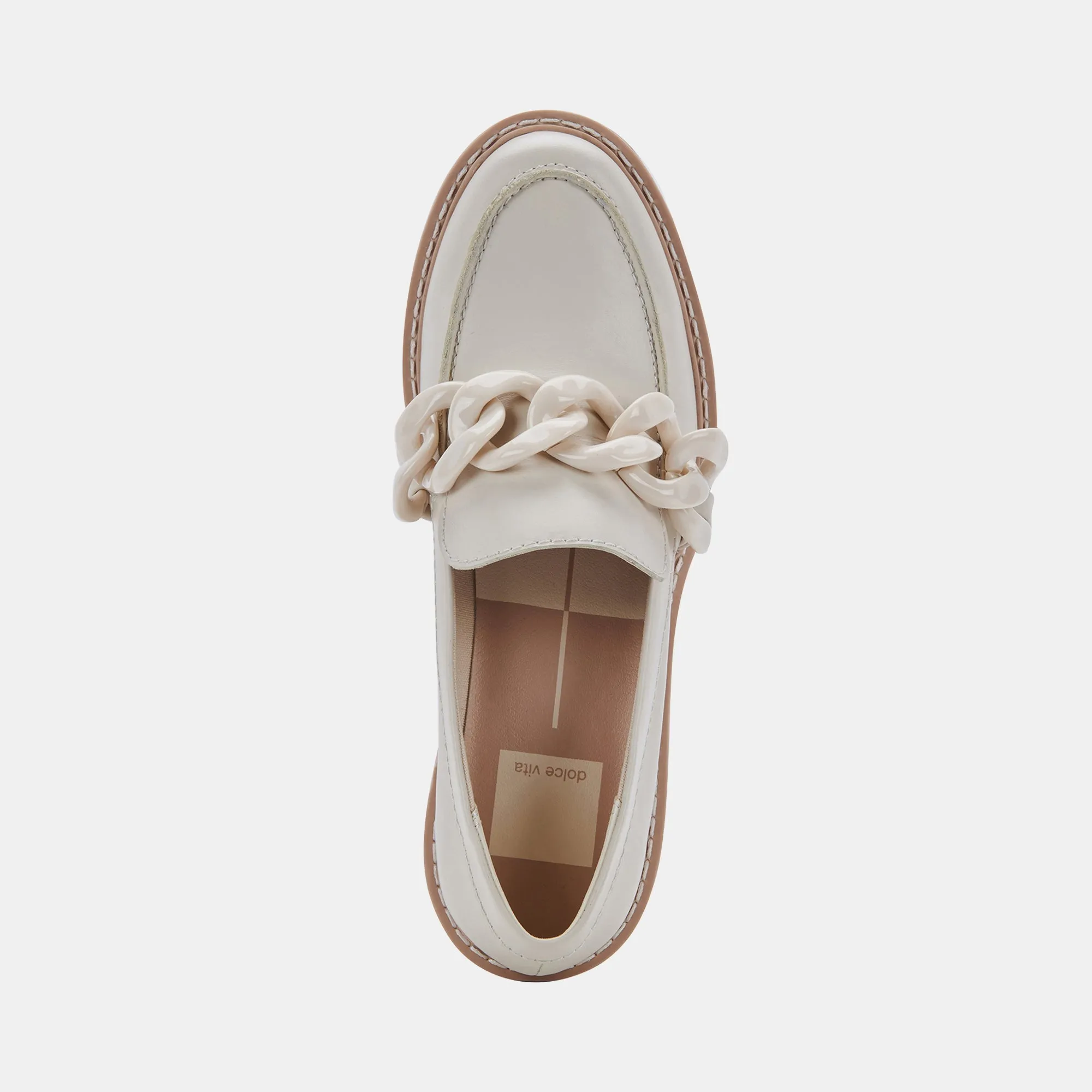 HARIS LOAFERS IVORY LEATHER - re:vita