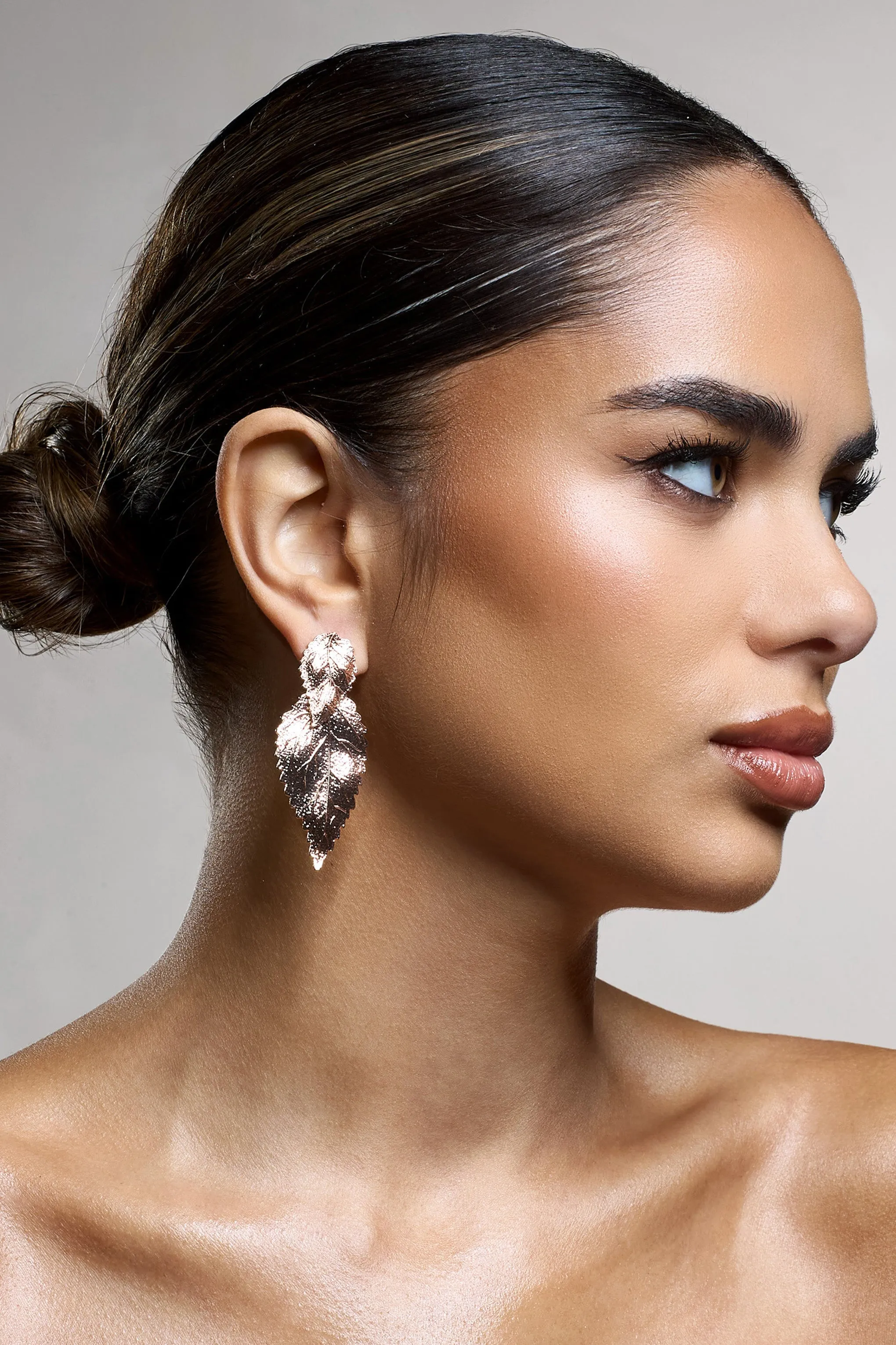 Hazel | Golf Leaf Dangle Earrings