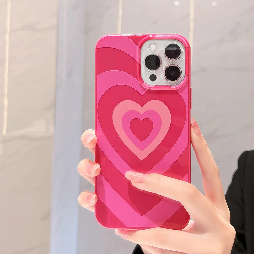 Heart Pink Gradient Phone Case