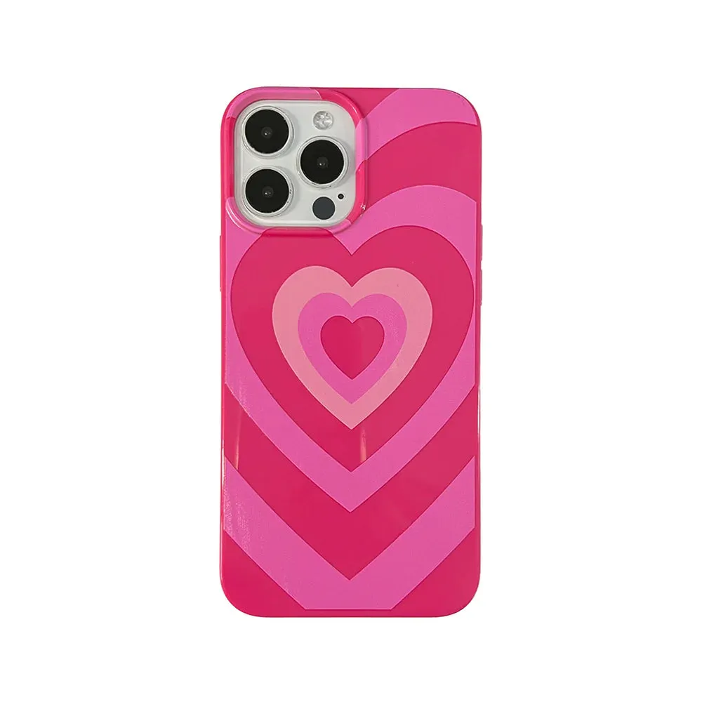 Heart Pink Gradient Phone Case