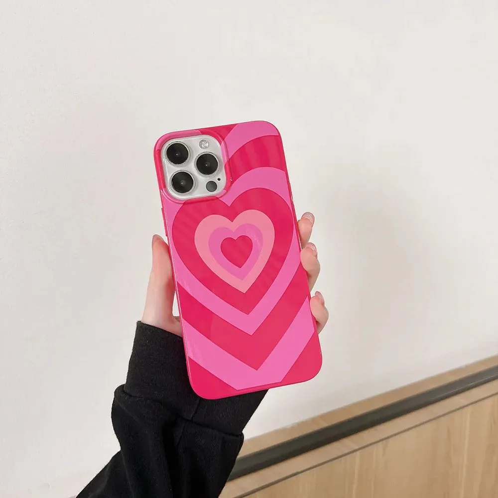 Heart Pink Gradient Phone Case