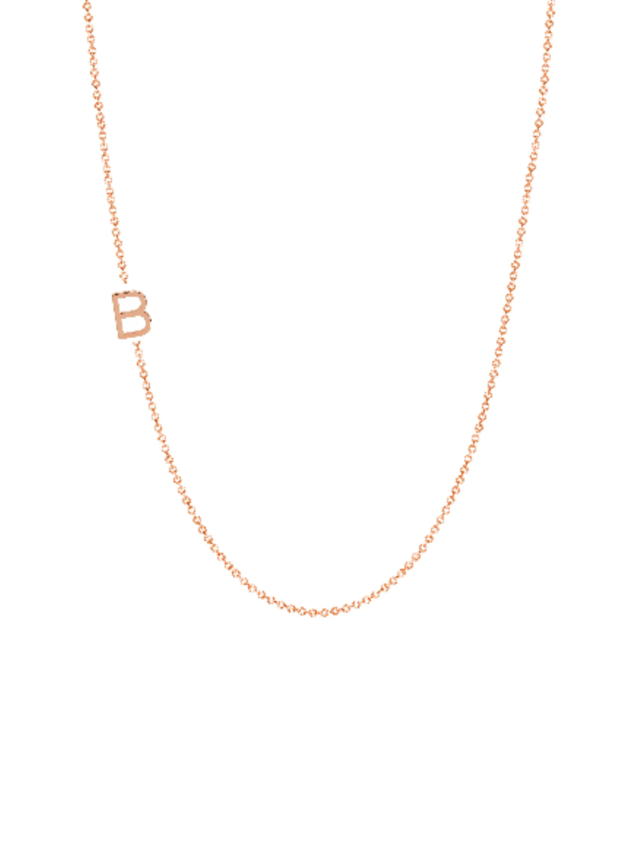 Initial Sample Sale - B  Necklace